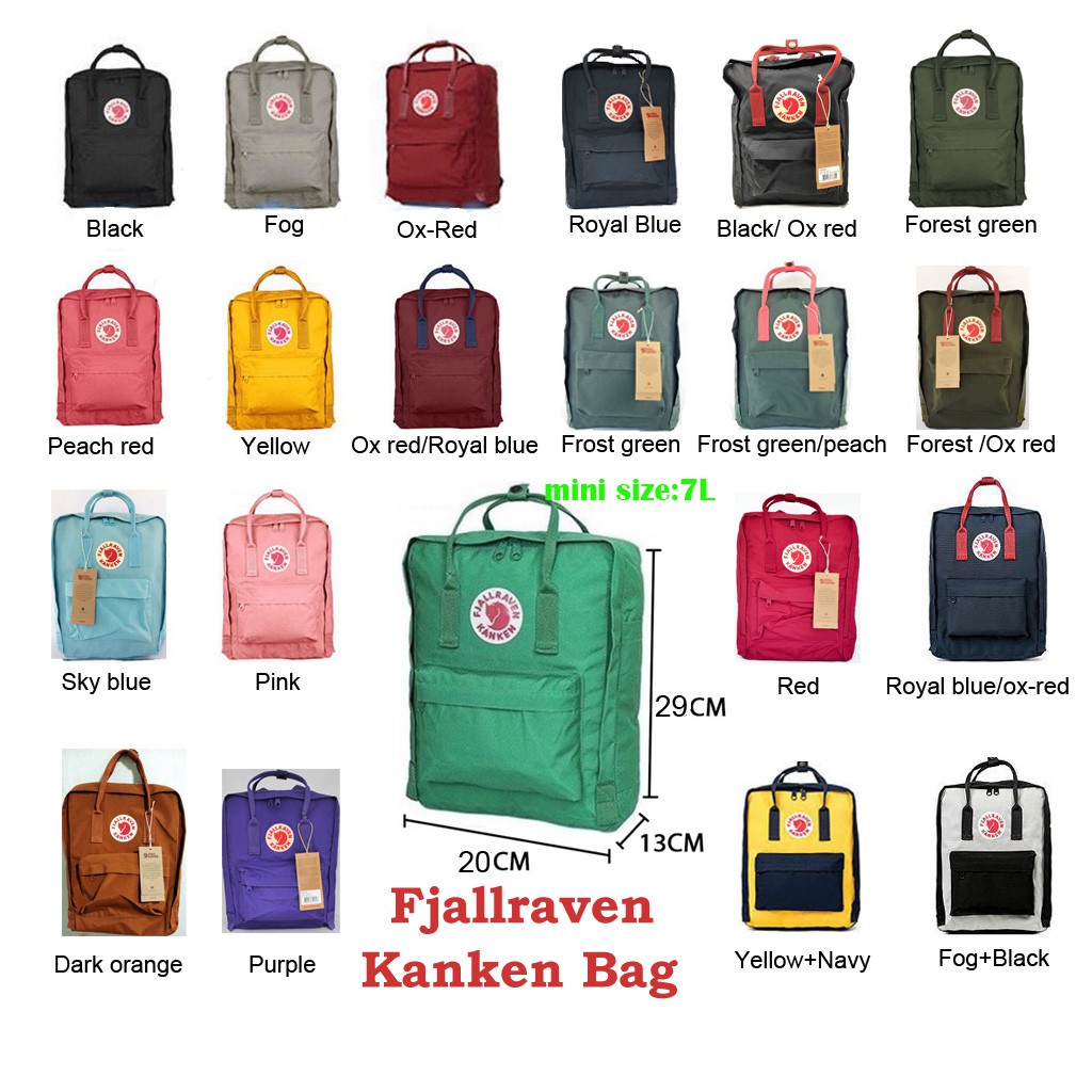 Kids' FJALLRAVEN KANKEN Mini BACKPACK'S STYLE 11.4 x 7.87 x 5.12 In 7L&-*&