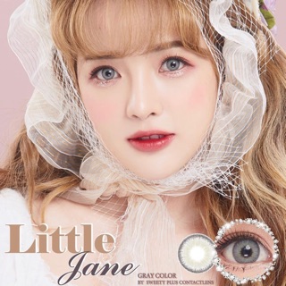 🔥 คอนแทคเลนส์ ✨ขนาดมินิ ✨Gray✨Little Jane (sweety)