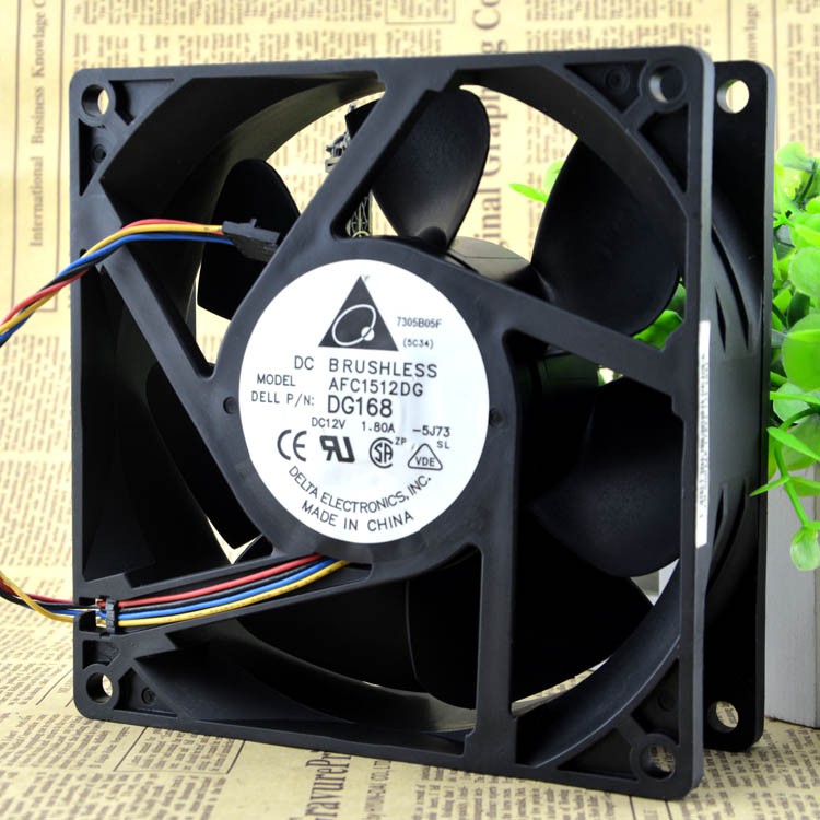 Delta 15050 12V 1.80A AFC1512DG DG168 15 ซม. พัดลมระบายความร้อนปริมาณ Gale 150*50