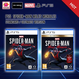 PS5 Spider-Man Miles Morales Standard / Ultimate Edition (R3 - English Version) (แผ่นแท้ โซนAsia) สินค้าพร้อมส่ง