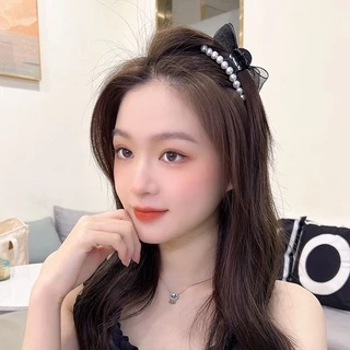 A492 กิ๊บหนีบผม ประดับเพชร กิ๊บหนีบผมสไตล์เกาหลี พร้อมส่ง