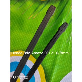 ยางปัดน้ำฝนRefill Honda Brio Amaze 6/8mm.ปี2012+ 6/8มม.14"/22"(5ประตู)