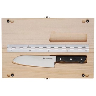 เขียงพร้อมมีด Snow peak CS-208 Chopping Board L ของใหม่ ***มีรอยเล็กน้อยตามรูป***