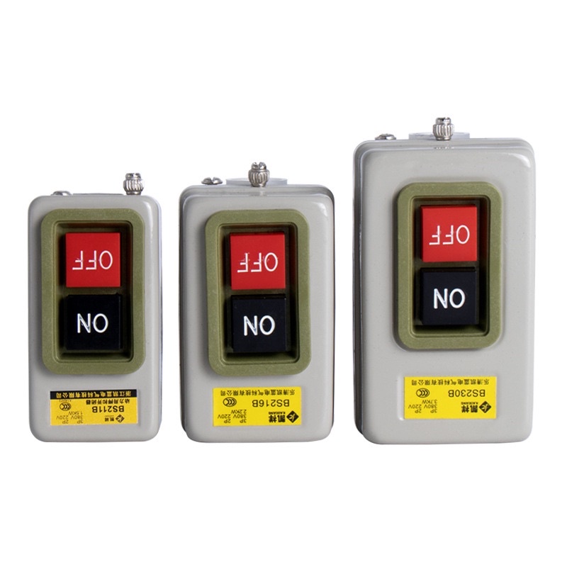 ใหม่ สวิทซ์กดจม BOX ON-OFF 3P 10A #BS216B 3สินค้าพร้อมส่งมีของในไทย BS230B3 3P BS216B 3