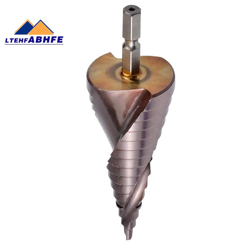 🔥M35 HSS Co Step Drill Bit Cobalt Cone Drill Bits 4-32Mm Wood Stainless Steel Metal Hole Saw Tool Set Hex