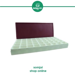 Somjai selected จานสี 45 ช่อง จานใส่สี จานสีสมใจ รุ่น #YM-45-C