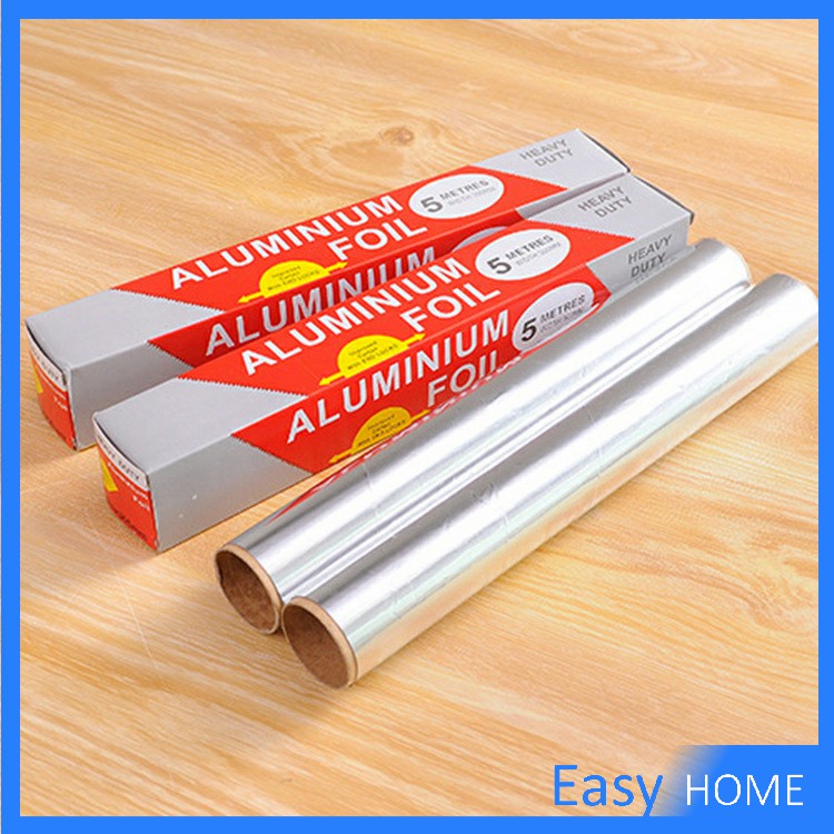 ฟอยล์อบ อุปกรณ์เบเกอรี่ อลูมิเนียมฟอยล์ ฟอยล์ห่ออาหาร มีใบเลื่อยไว้ฉีก baking foil