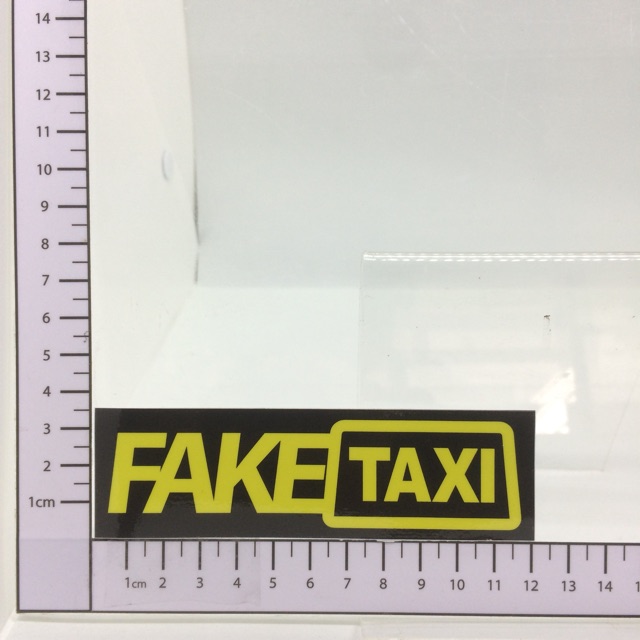 F104 สติ๊กเกอร์แท็กซี่ปลอม