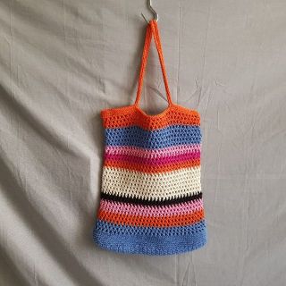 Colorful knit bag กระเป๋าถัก handmade กระเป๋าถักแฮนเมด tote