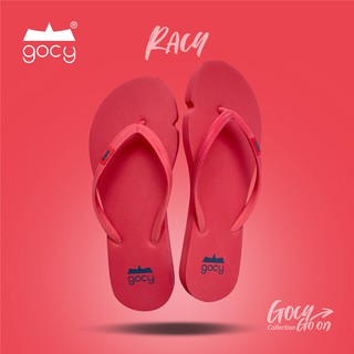 Gocy รุ่น Racy Red รองเท้าแตะยางธรรมชาติ