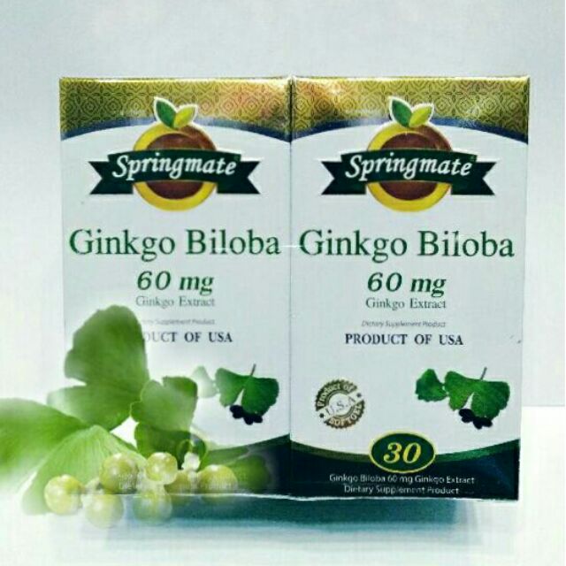 Springmate Ginkgo Biloba 30+30 เม็ด