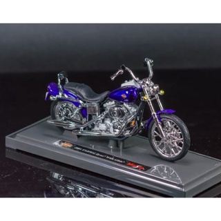 โมเดลรถมอเตอร์ไซค์HARLEY-DAVIDSON สเกล1:18 รายละเอียดสวยสมจริงเป็นงานโมเดลสำหรับตั้งโชว์