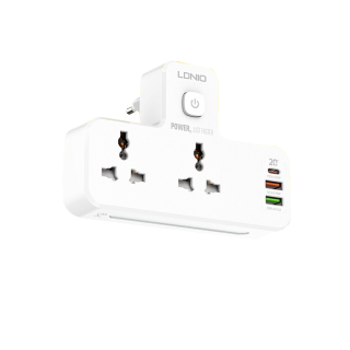 โปรโมชั่น : ปลั๊กไฟ ปลั๊กพ่วง ปลั๊กไฟติดผนัง Intellegent Power ปล่อยไฟ 2500W USB2 Type-C1 มีไฟส่องสว่าง ปลอดภัย รับประกัน1ปี