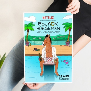 Bojack Horseman Poster โบแจ๊ค ฮอร์สแมน ภาพขนาด 33X48 cm