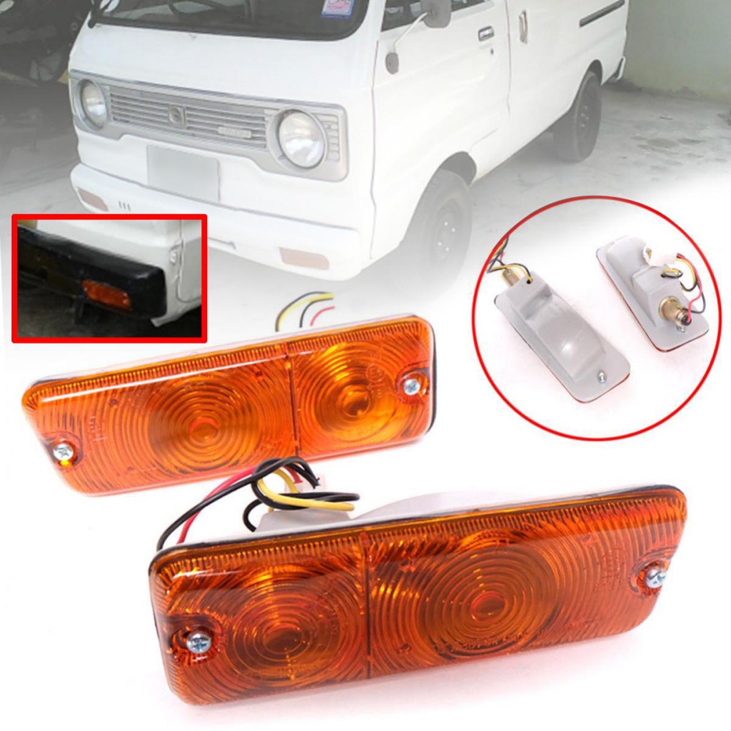 ไฟเลี้ยวกันชนหน้า รถกระป้อ ไดฮัทสุ HIJETไ ฟหรี่กันชน  DAIHATSU ไฮเจท S60 S65 S66 S70 S76 ปี1981-1985