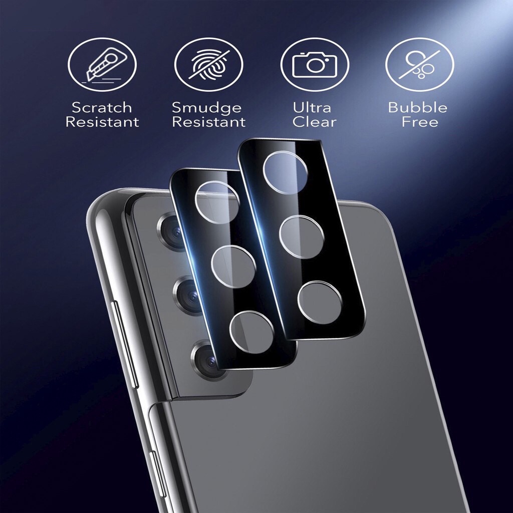 ส่งจากไทย ฟิล์มกระจกกล้อง SAMSUNG S22 S22+ S22Ultra A22 A12 A71 A52 A32  A42 S21 S21Plus S21Ultra No