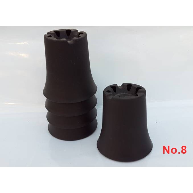 กระถางปากแตรญี่ปุ่น เนื้อทราย 4 นิ้ว เบอร์ 8 สีดำ ขนาดกว้าง 10 cm. สูง 11 cm. กระถางถูก ขายส่ง ( ราคาโรงงาน)พร้อมส่ง
