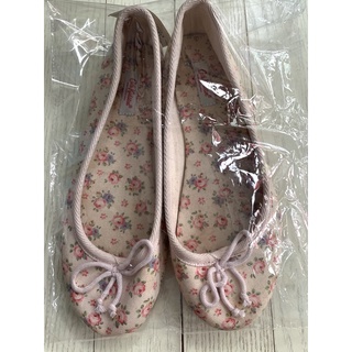 ใหม่ห้อยป้าย Cath kidston รองเท้าส้นแบน บัลเล่ต์แบรนด์อังกฤษ size 38 Hampton rose