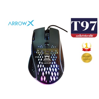 MOUSE (เมาส์เกมมิ่ง) ARROW รุ่น T97 (BLACK) RGB LED Lamp with 13 modes ประกันศูนย์ 1 ปี *ของแท้ 100%*