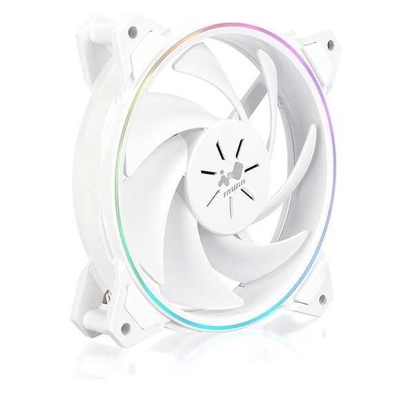 InWin Sirius Pure ASP120 120mm PWM Fan Case ARGB WHITE พัดลมเคสสีขาว