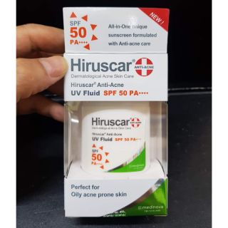 Hiruscar Anti-Acne UV Fluid SPF 50 ฮีรูสการ์ แอนตี้ แอคเน่ ยูวี ฟลูอิด