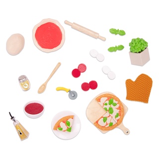 Our Generation -MAKE YOUR OWN PIZZA SET (BD37948) - เซ็ตอุปกรณ์ทำพิซซ่าสำหรับตุ๊กตา