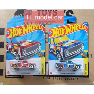 Hotwheels รถเหล็ก1/64 69 Chevy  Pickup รถเหล็กราคาถูกเลือกแบบได้ ซื้อรวมกับคันอื่นได้(ดูสินค้าในร้านคลิ๊กที่รูปร้าน)