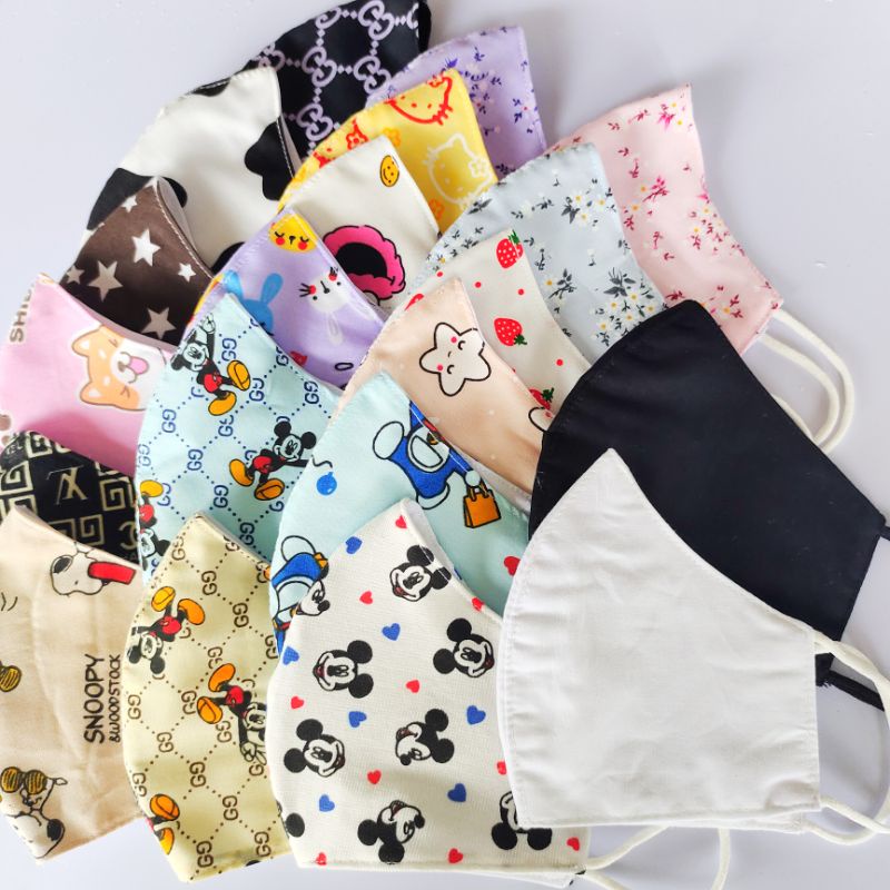 ผ้าปิดจมูกเด็กโต 9-15 ปี ใส่สบายไม่อึดอัด มีช่องใส่แผ่นกรอง