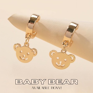 Bear Charm Drop Earrings ต่างหูหมี