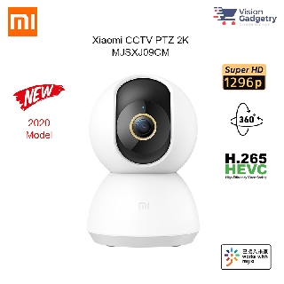 กล้องวงจรปิด Xiaomi Mijia Mi PTZ 2K 1296p C300 3.0MP IP พานาโรมิก 360 MJSXJ09CM