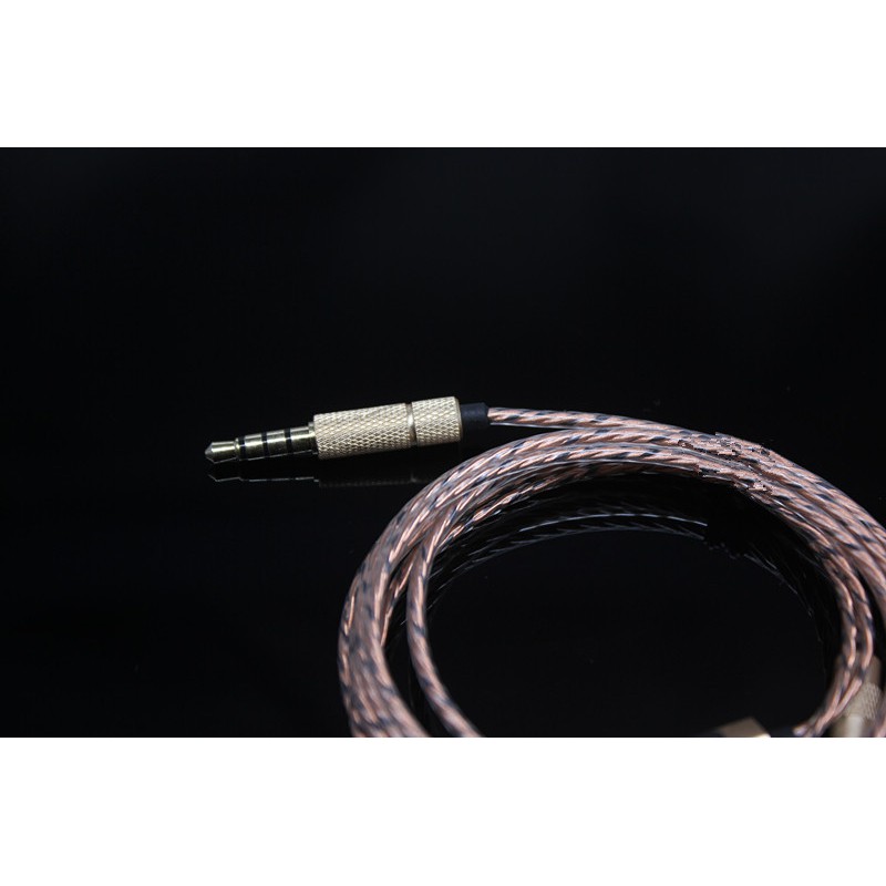 สายเคเบิ้ลหูฟังทองแดง 40 core 5n diy พร้อมไมโครโฟน