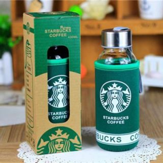 ขวดแก้วสตาร์บัค พร้อมส่ง ขนาด 300 ml.