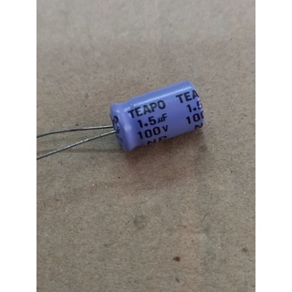 C. ซี #ไม่มีขั้ว #ทวิสเตอร์#1.5uf 100V PN PEAPO#ลำโพง