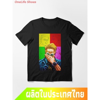 Nanami Kento แอนิเมชั่นญี่ปุ่น คาถาต่อสู้ ผู้สร้างเจ็ดทะเล Nanami Kento Jujutsu Kaisen Essential T-Shirt tee คอกลม แฟชั่