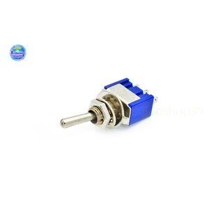 Toggle switch MTS-102 (single unit) Button switch 6A 125V / 3A 250V blue(1 ตัว)