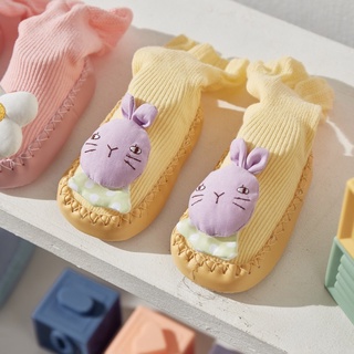 ถุงเท้าหัดเดินมีปุ่มกันลื่น น่ารักมากๆ Toddler Socks  – Pop-up