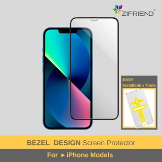 Zifriend กระจกนิรภัยกันรอยหน้าจอ 9H สําหรับ iPhone 14 Pro Max 14 Plus 11 12 13 Mini X XR XS