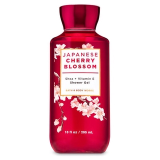 Bath &amp; Body Works Shea + Vitamin E Shower Gel 295 ml #Japanese Cherry Blossom