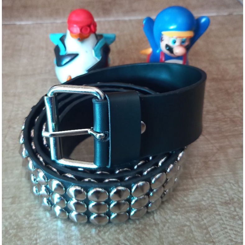 PUNK SPIKE BELT / PUNK SPIKE BUCKLE / PUNK SPIKE BELT ROUND ชนิด CONE