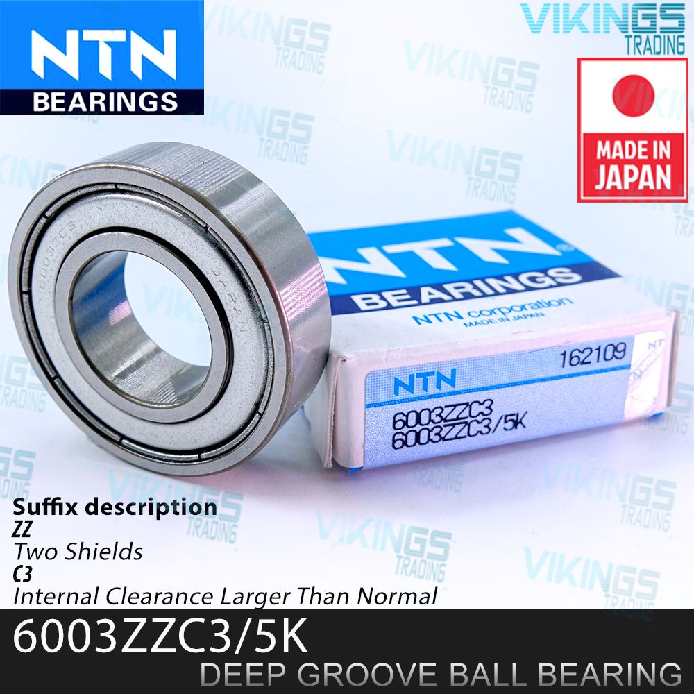 ดีจามิน NTN!! 6003ZZC3 RINGAN RACING NTN ENGINE CRANSHAFT BEARING RACING