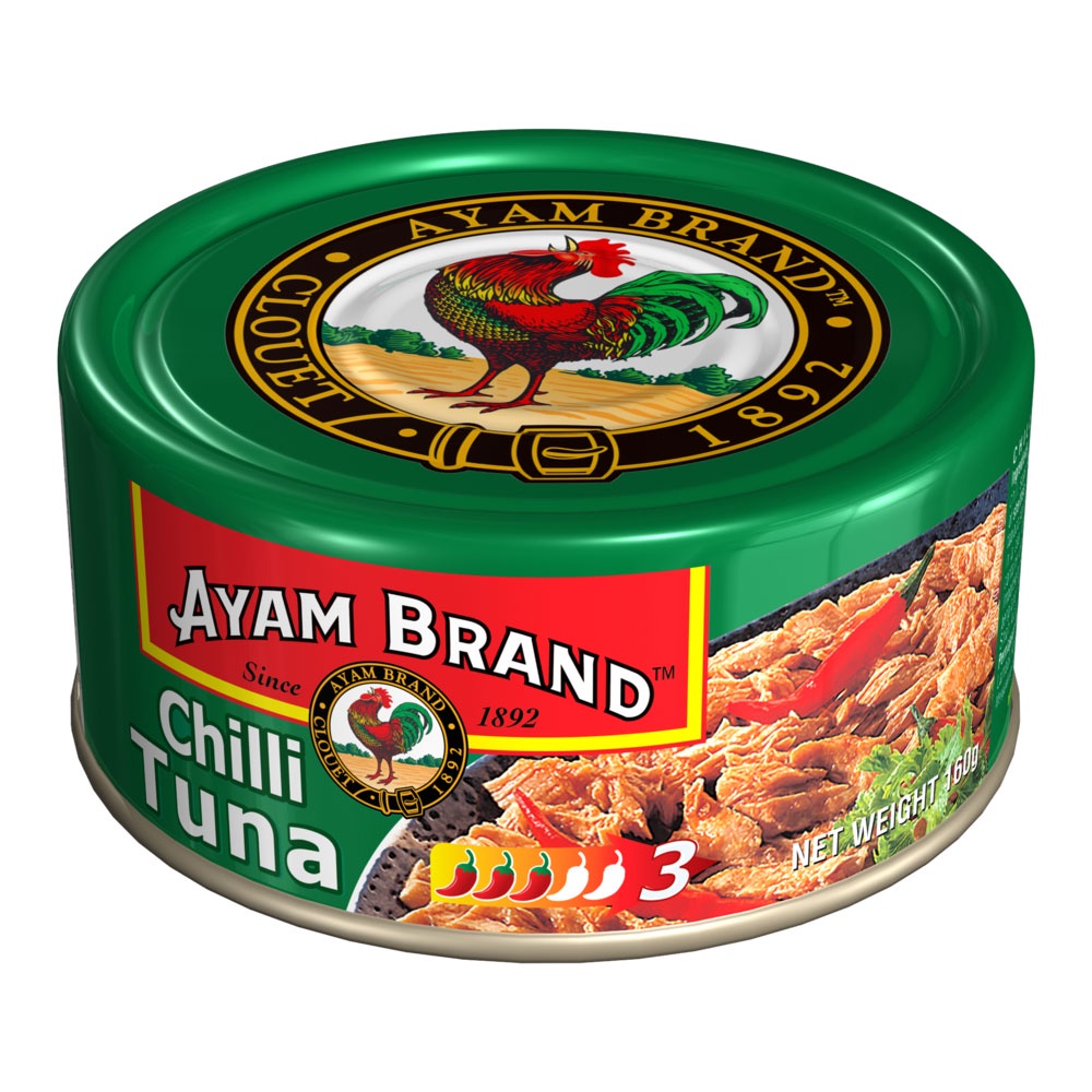 Chilli Tuna Ayam Brand / 辣椒口味ไก่标 160G 💥