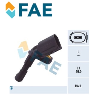 สปีดเซ็นเซอร์ เอบีเอส ABS Sensor ล้อหลังซ้าย  Volkswagen New Beetle และ Volkswagen หลายรุ่น 78102 : FAE