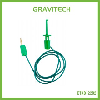 [Gravitechthai]2mm Banana to Clip Jack Cable 50cm - Green