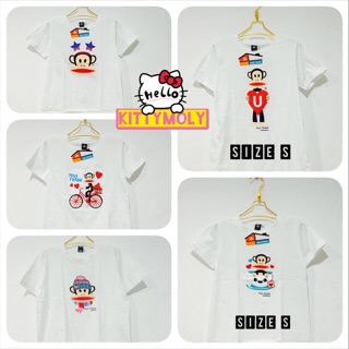 เสื้อยืด🐵Paul Frank🐵#cottonแท้100% 🌟size S🌟