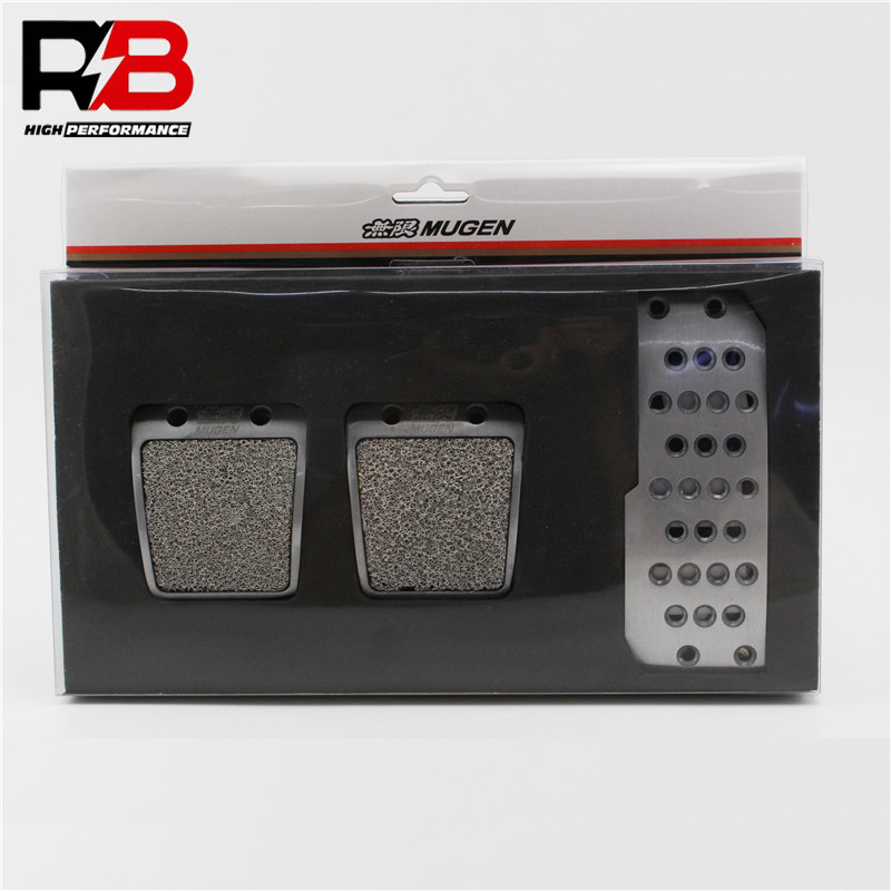 Jdm Mugen Pedals Foot Rest Accelerator Pedals เบรคเหยียบคลัทช์สําหรับ Honda
