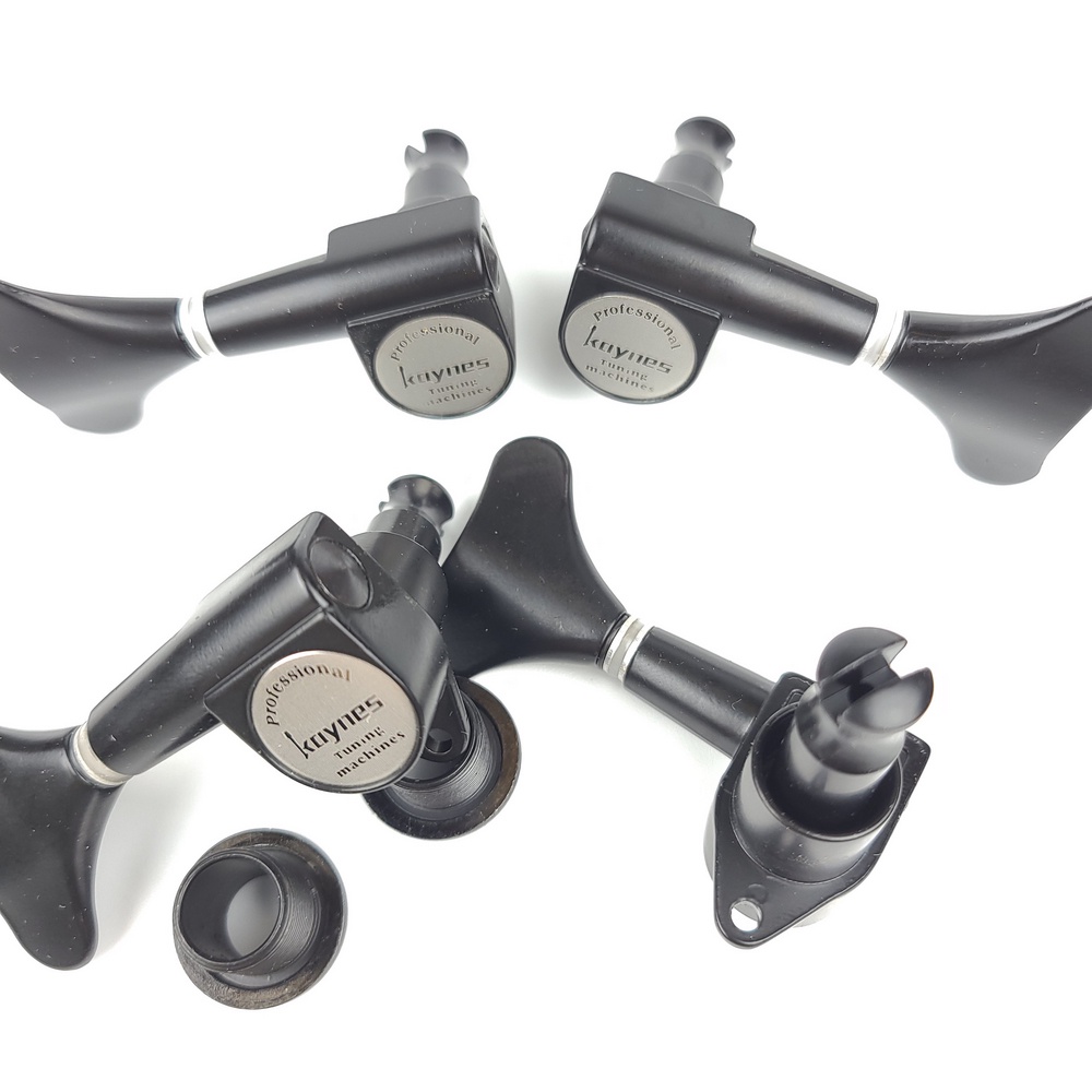 Kaynes หัวจูนเนอร์ปรับแต่งสายกีตาร์ไฟฟ้า เบส 1:18 DJ242 สีดํา - รูปที่ 4