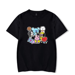 Bestprice 1920 Bt 21 Kpop เสื้อยืดลําลองแขนสั้นคอกลมพิมพ์ลาย