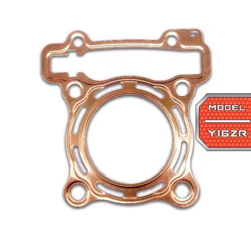 ASHUKA Y16 Y16ZR Y16Z NVX Cooper ทองแดง/โลหะสีดําหัวปะเก็น 62 มม. 63 มม. 65 มม.ทองแดง NVX155 NMAX 15