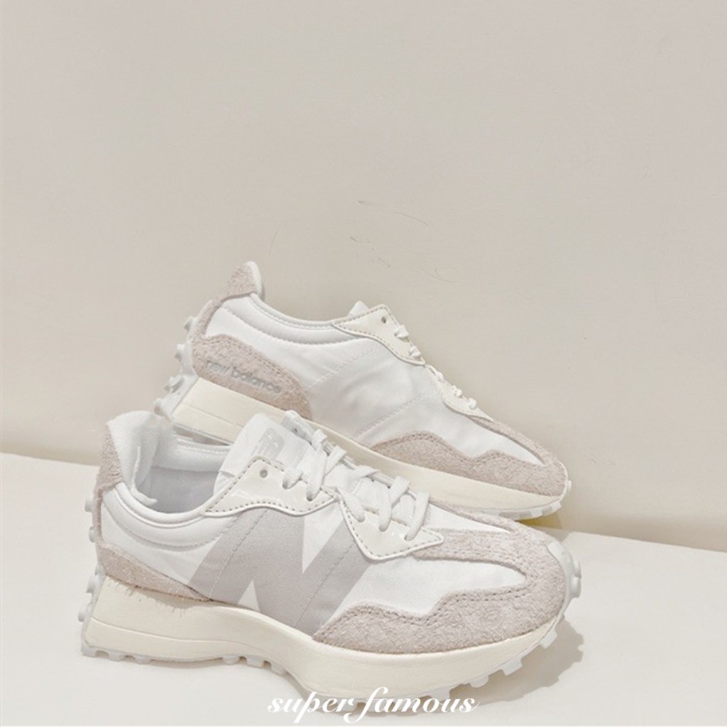 new balance white 327