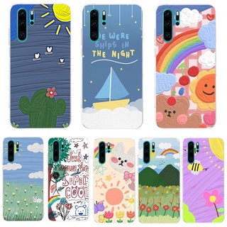 เคส huawei p30 p30 Pro P40 P40 Pro ใส TPU ซิลิโคน เคสนิ่ม